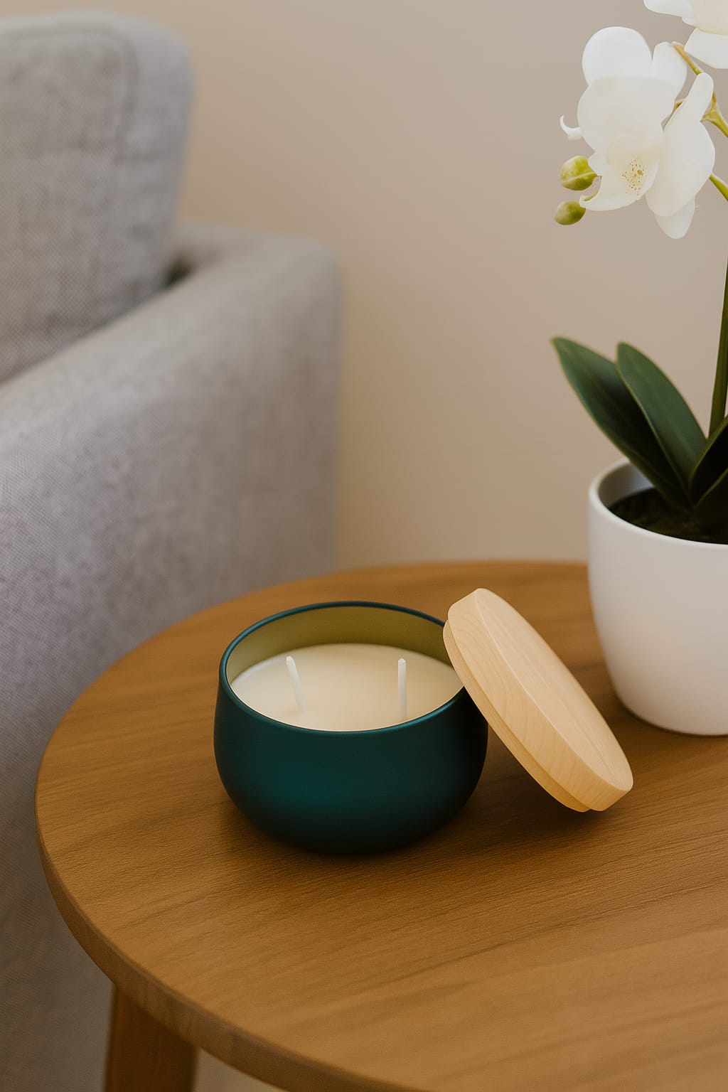 4 Cores Velas Aromáticas Veganas 187g – Branco, Preto, Dourado e Verde | Purificação, Aromaterapia e Decoração | Cera Natural de Coco, Arroz e Palma