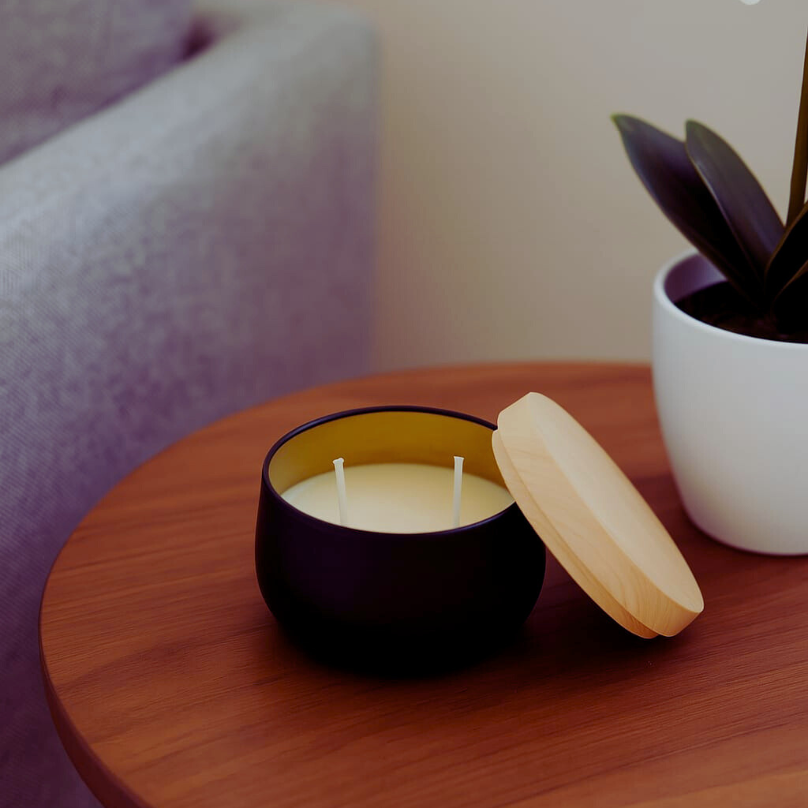 4 Cores Velas Aromáticas Veganas 187g – Branco, Preto, Dourado e Verde | Purificação, Aromaterapia e Decoração | Cera Natural de Coco, Arroz e Palma