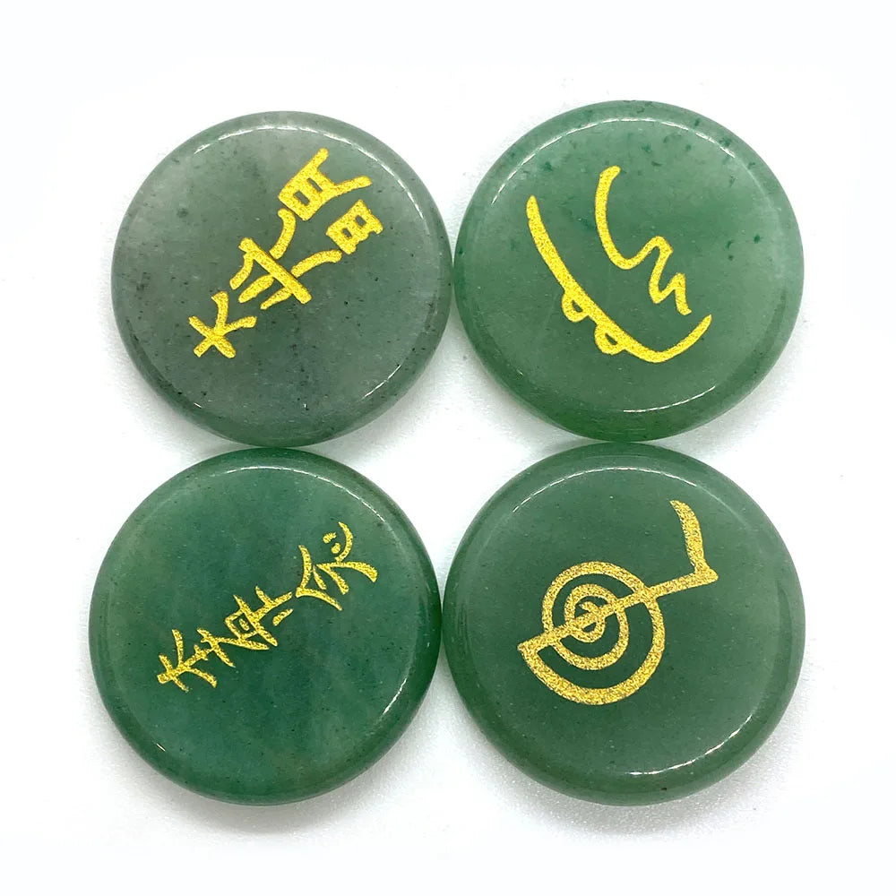 4 Peças de Pedras Naturais - Olho de Tigre - Cura Cristalina - Reiki