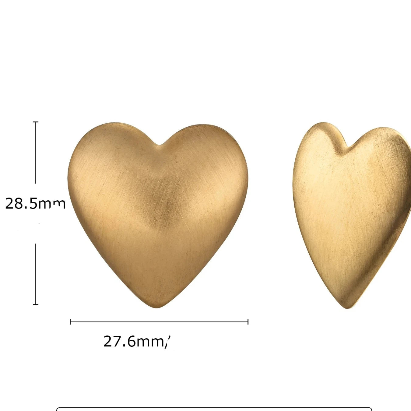 Brincos de Coração e Estrelas Grandes - Exclusividade e Elegância para Mulheres -Semi-Joias - Grace