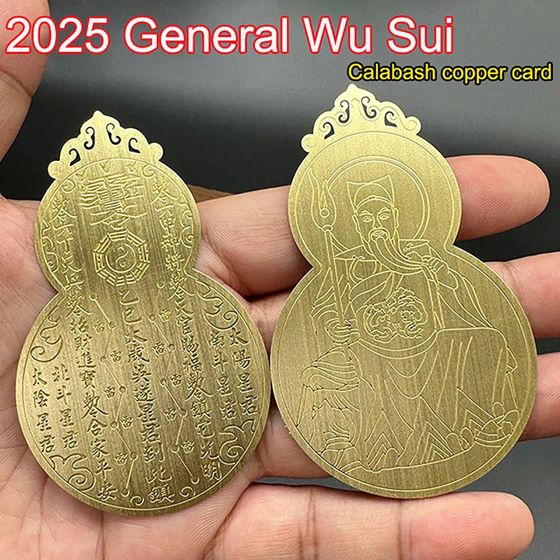 Cartão General Wu Sui 2025 Amuleto Proteção Feng Shui