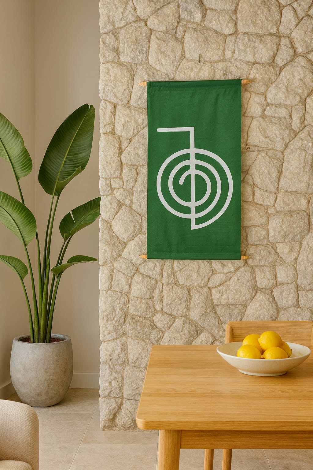 Pôster Cho Ku Rei – Símbolo de Reiki para Energia, Proteção e Cura – Arte Espiritual para Meditação, Terapias e Harmonização de Ambientes – Decoração Zen e Holística