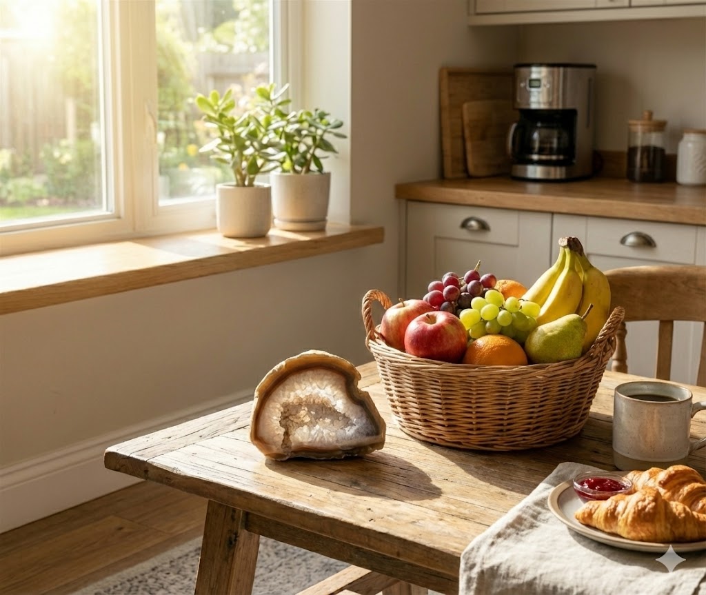 Geodo de Ágata Natural com Drusa de Quartzo – Peça Polida 550g | Banda Marrom e Núcleo Cristalino | Decoração, Coleção Mineral e Espaços Zen - Harmonia Plena