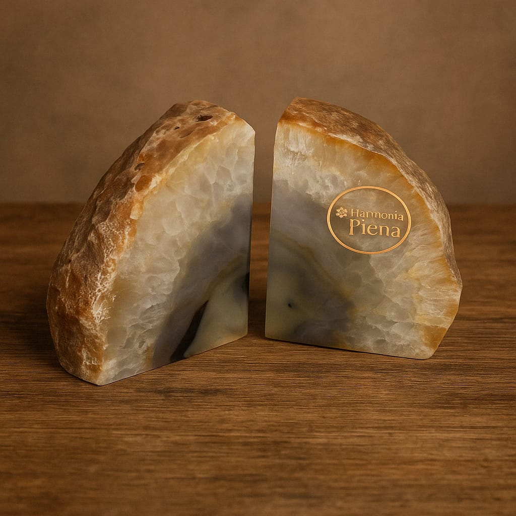 Geodo de Ágata Pedra Natural Peça Única - Cristais