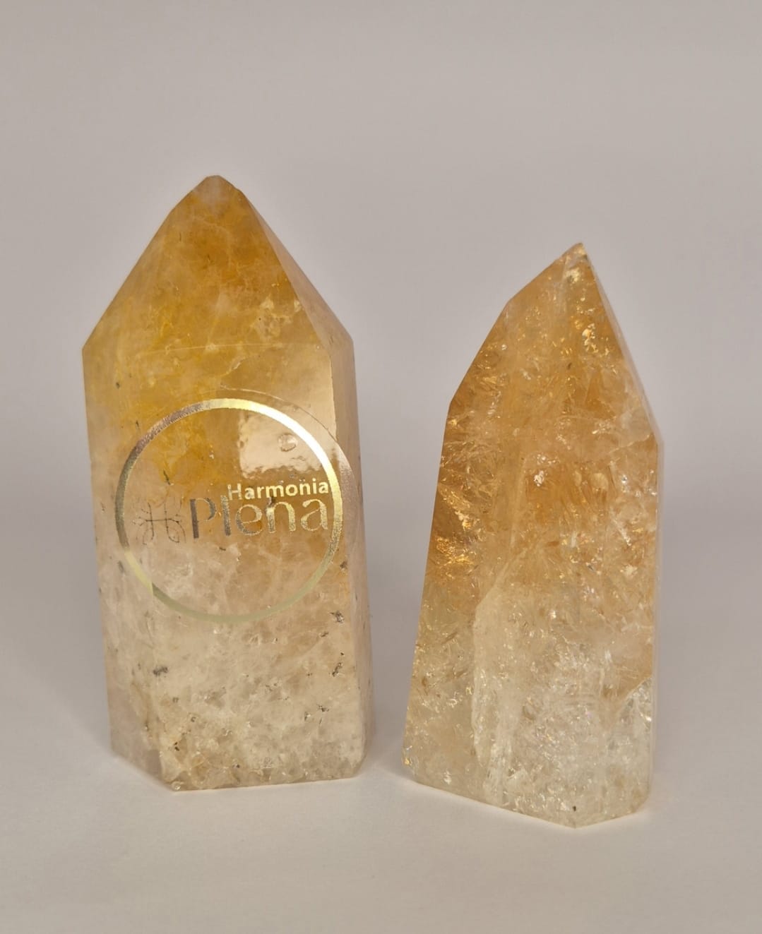 Kits de 2 Pontas Obelisco de Pedra Natural Hematoide - Cristais