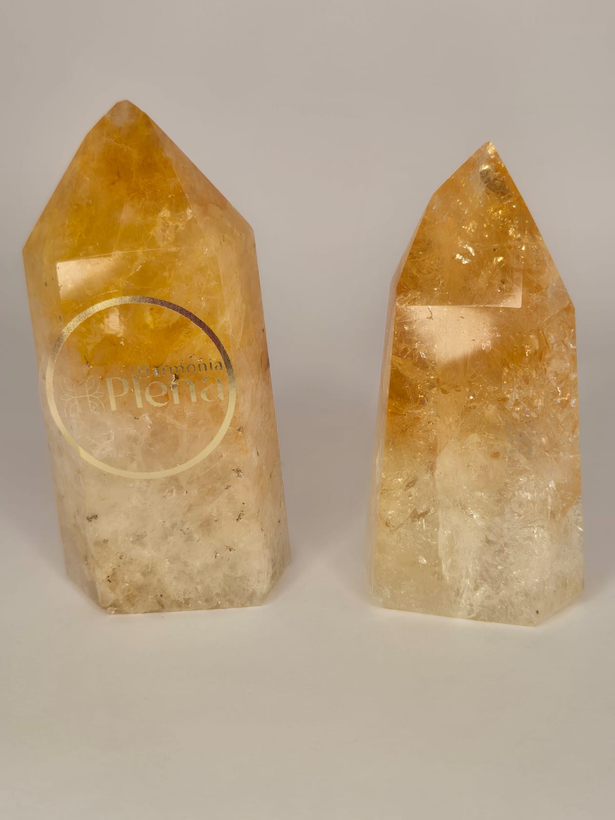 Kits de 2 Pontas Obelisco de Pedra Natural Hematoide - Cristais