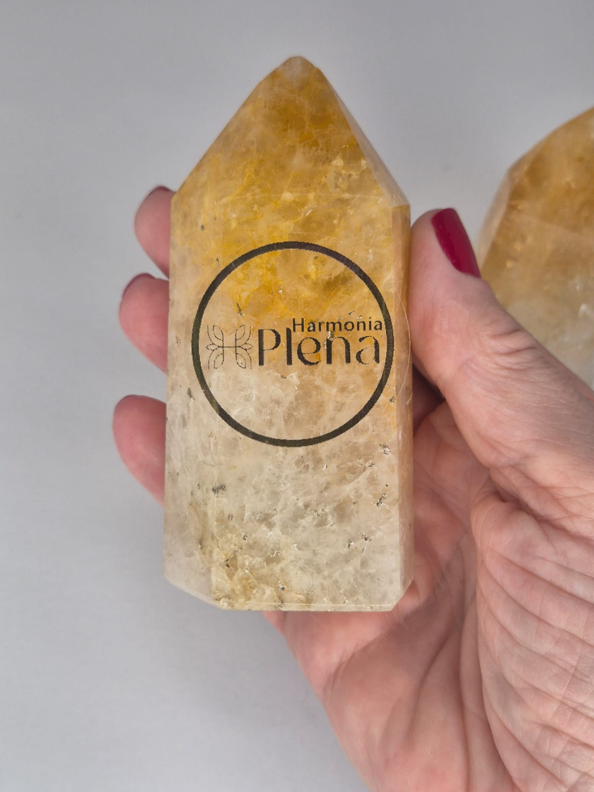 Kits de 2 Pontas Obelisco de Pedra Natural Hematoide - Cristais