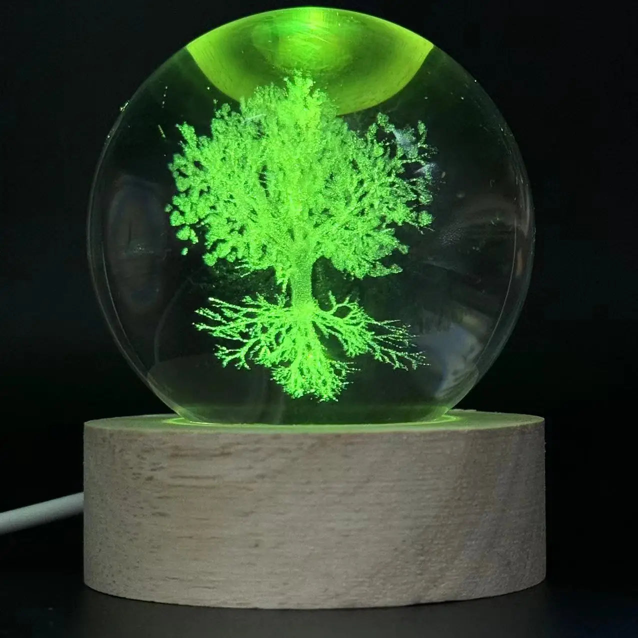 Luminária Gravação 3D da Árvore da Vida Luz Noturna - Decoração