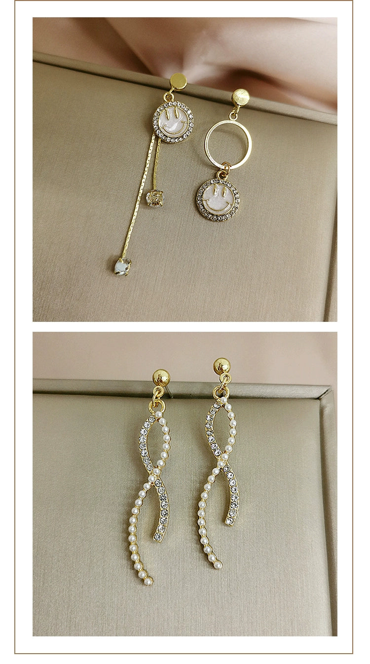 Niche Style Best Selling South Korea Female 925 Silver Needle Internet Influencer Earrings