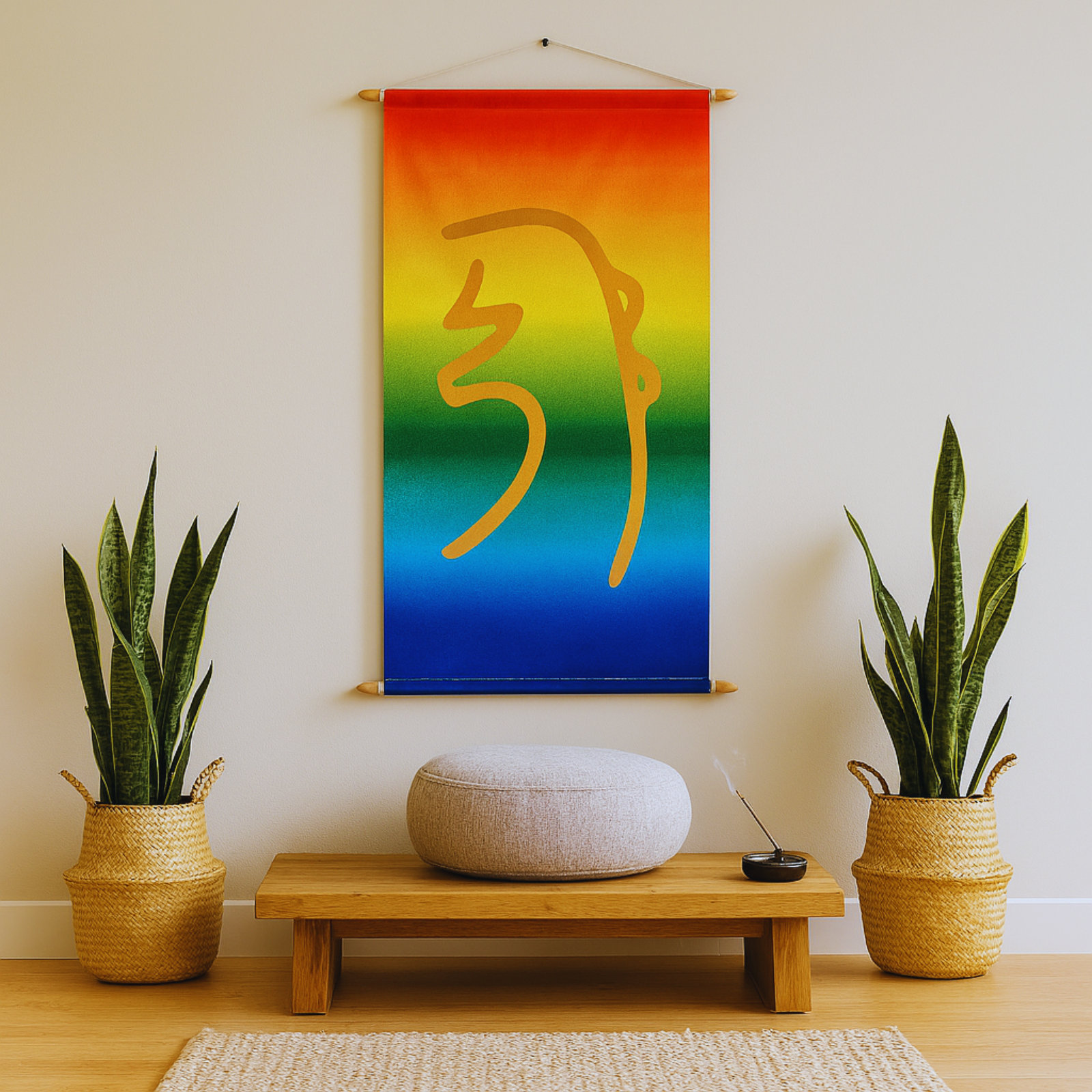 Pôster de Meditação com Símbolos de Reiki – Sei He Ki - Energia, Cura e Harmonização de Ambientes – Decoração Espiritual para Yoga, Reiki, Terapias Holísticas e Espaços Zen