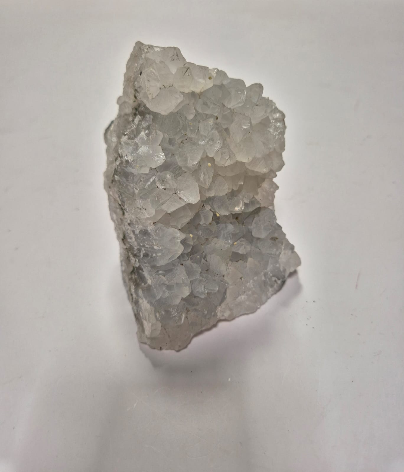 Pedra Natural Apofilita Branca 1,24 kg – Cluster de Cristais para Decoração e Energia – Peça Única – 13x10x10 cm – Pedra Natural Premium – Harmonia Plena