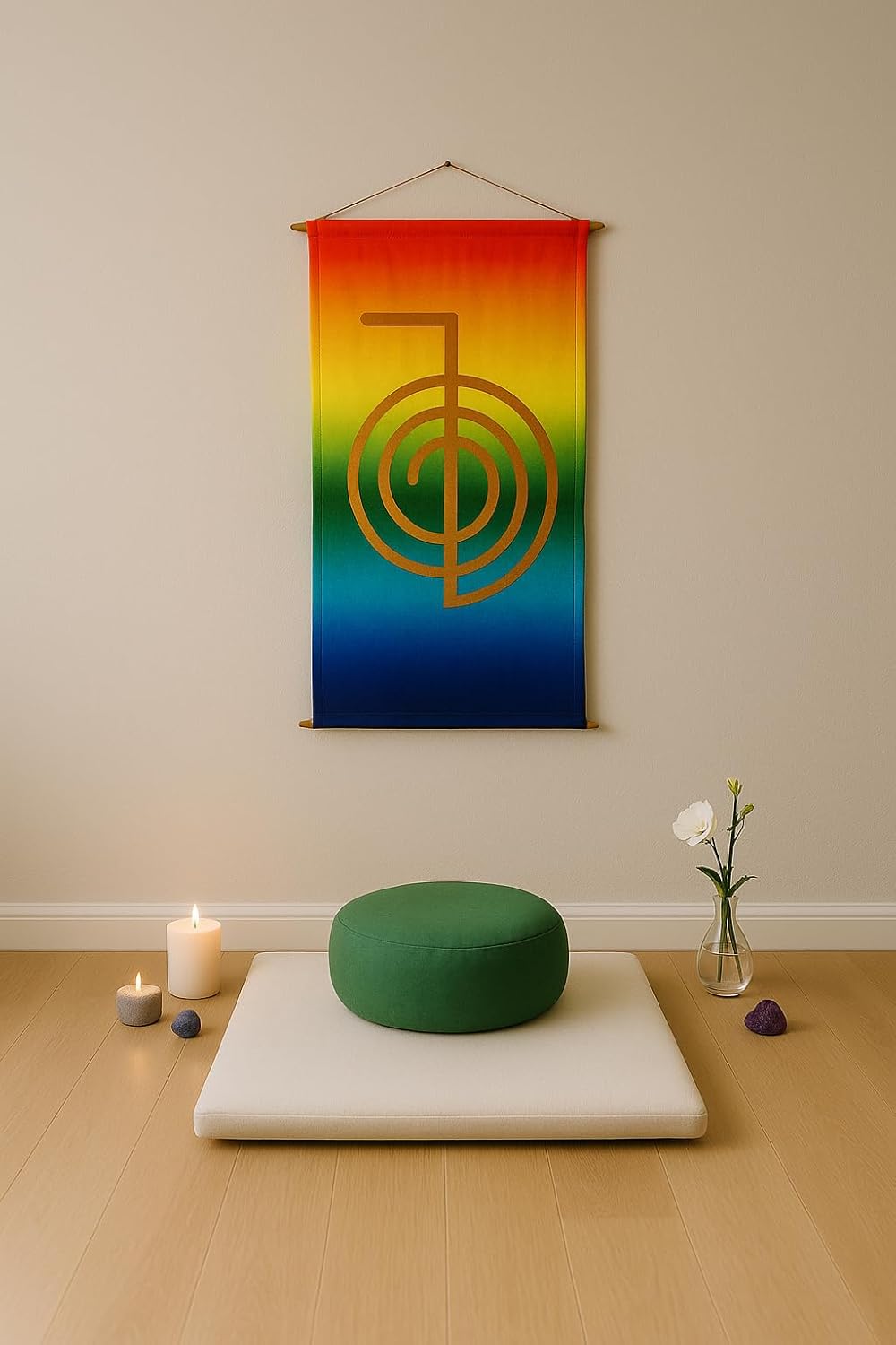 Pôster Cho Ku Rei – Símbolo de Reiki para Energia, Proteção e Cura – Arte Espiritual para Meditação, Terapias e Harmonização de Ambientes – Decoração Zen e Holística