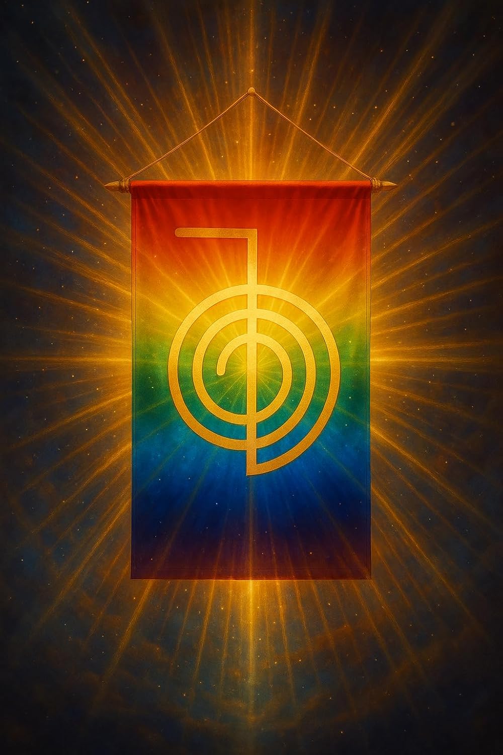 Pôster Cho Ku Rei – Símbolo de Reiki para Energia, Proteção e Cura – Arte Espiritual para Meditação, Terapias e Harmonização de Ambientes – Decoração Zen e Holística