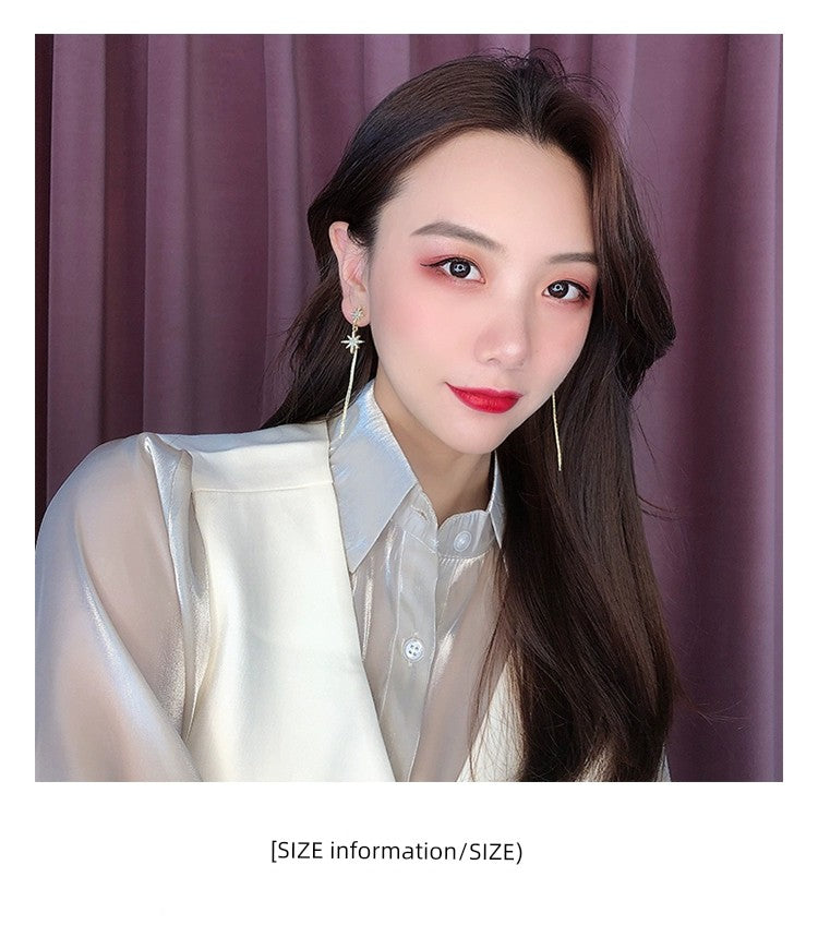 Niche Style Best Selling South Korea Female 925 Silver Needle Internet Influencer Earrings