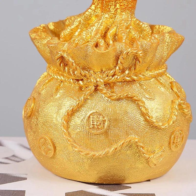 Árvore da Sorte com Cristal Amarelo - Ornamento de Dinheiro Natural em Estilo Bonsai para Prosperidade e Feng Shui