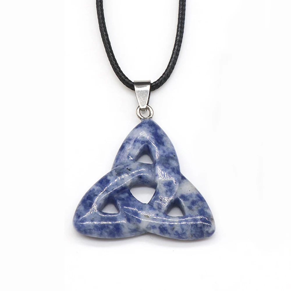 Semi Joia Pingente Pedra Natural Cristal Olho de Tigre Quartzo Rosa Reiki