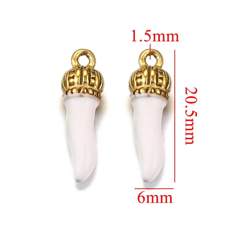 Semi Joia kits de 4 Pingentes Formato Pimenta Coloridos