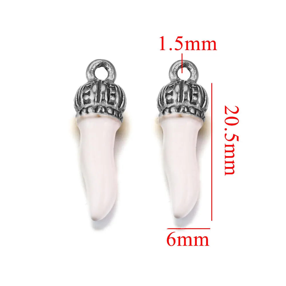 Semi Joia kits de 4 Pingentes Formato Pimenta Coloridos