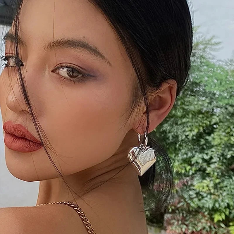 Semi Joias Brincos Harmonizadores Assimétricos Femininos Moda