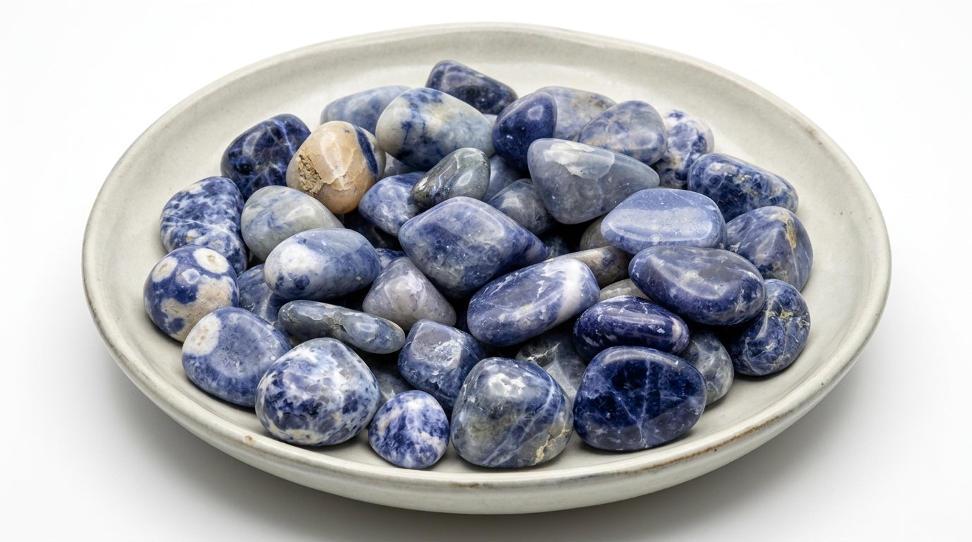 Sodalita Natural – Pedra de Proteção e Clareza Mental | Cristal Azul Natural | Pedra por Peso