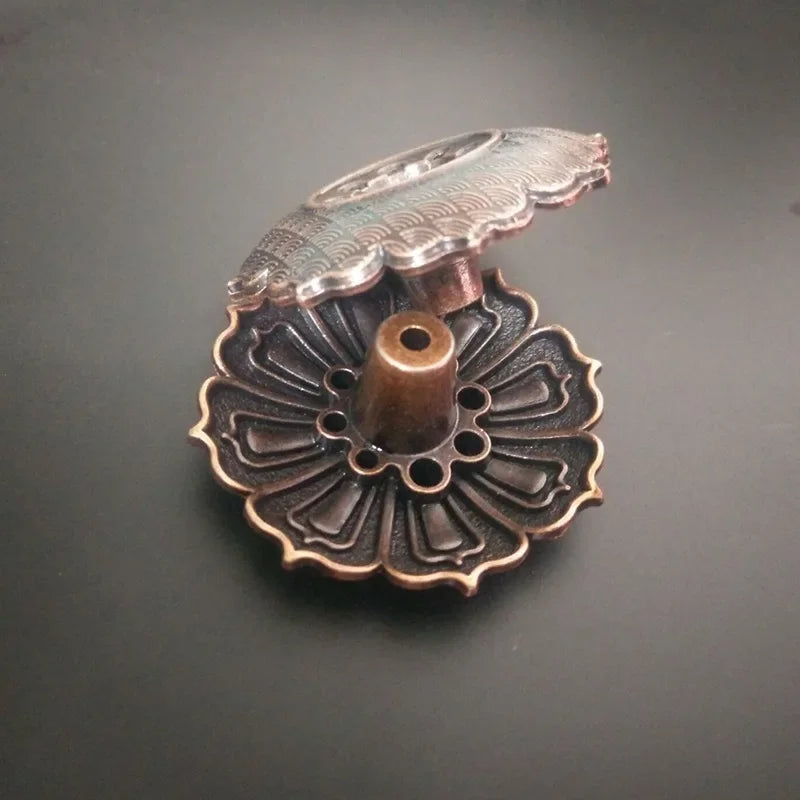 Suporte de Incenso - Flor de Lótus - Porta Incenso Decorativo - Feng Shui - Reiki - Aromaterapia