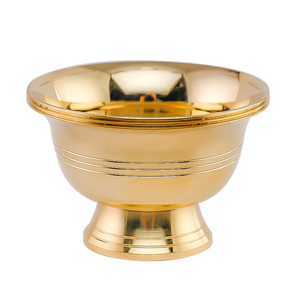 Suporte para Vela de Cera em Cobre – Castiçal Decorativo -Feng Shui