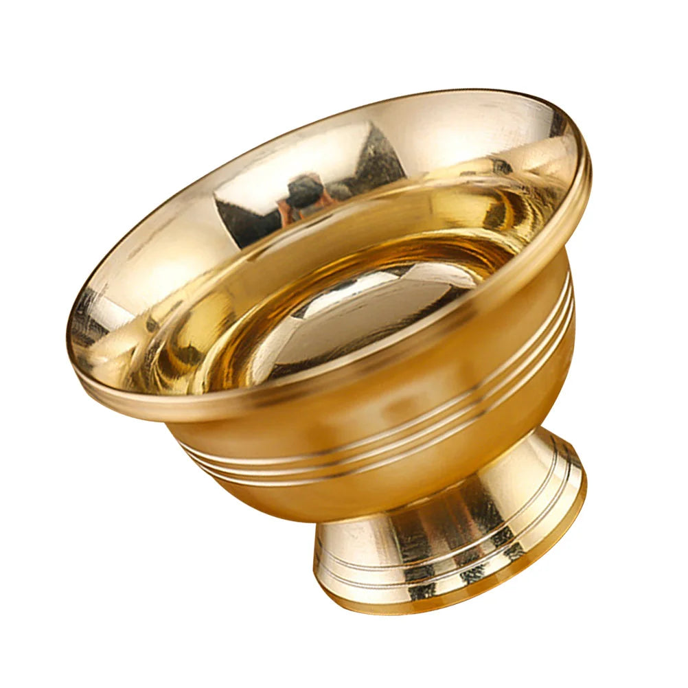 Suporte para Vela de Cera em Cobre – Castiçal Decorativo -Feng Shui