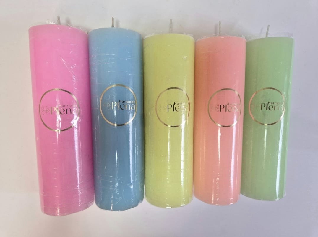 Velas Fluorescentes Coloridas -Reiki - Feng Shui