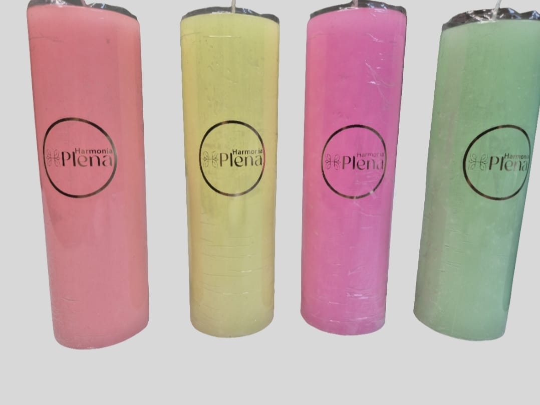 Velas Fluorescentes Coloridas -Reiki - Feng Shui