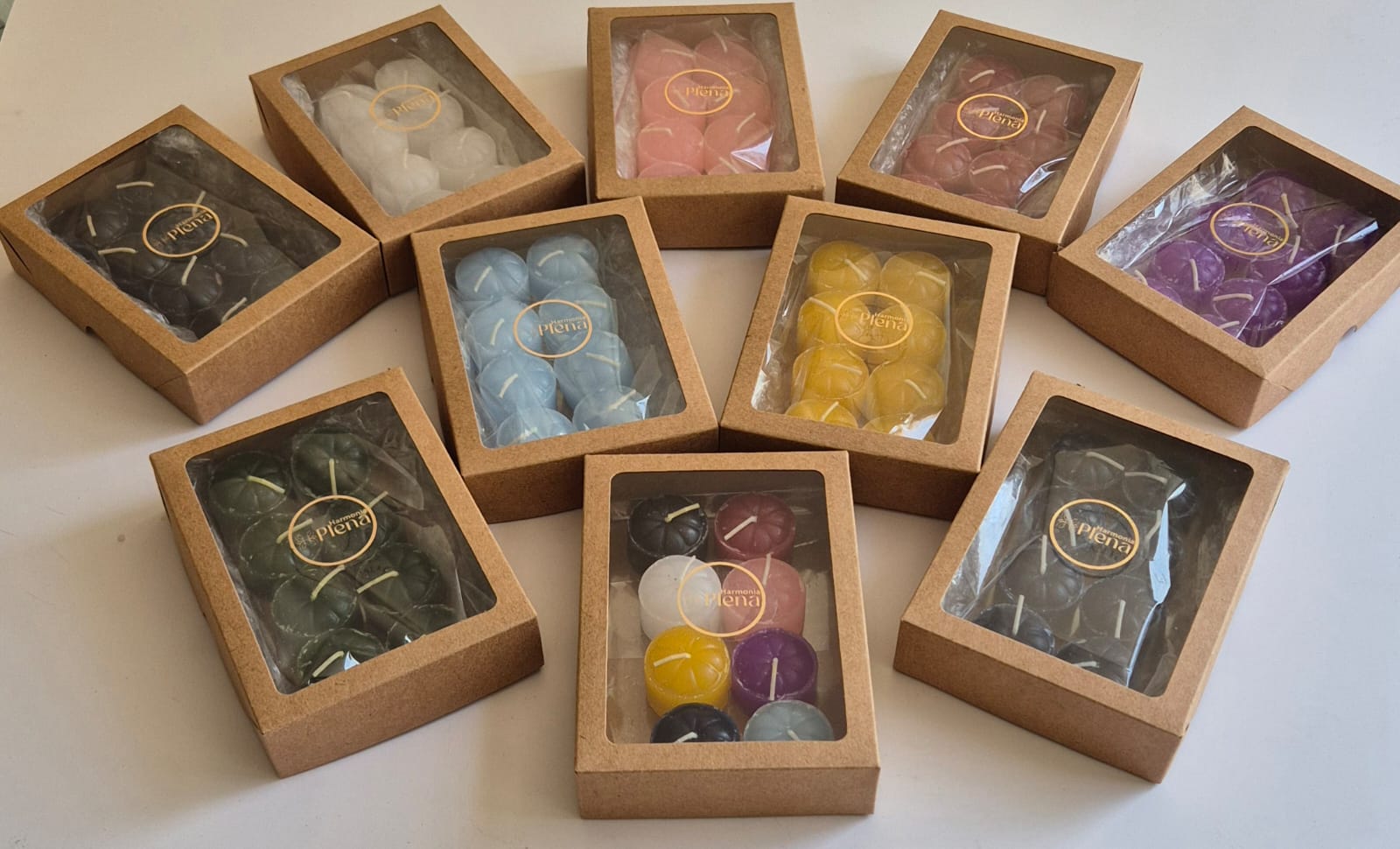 Kits de velas lamparina coloridas