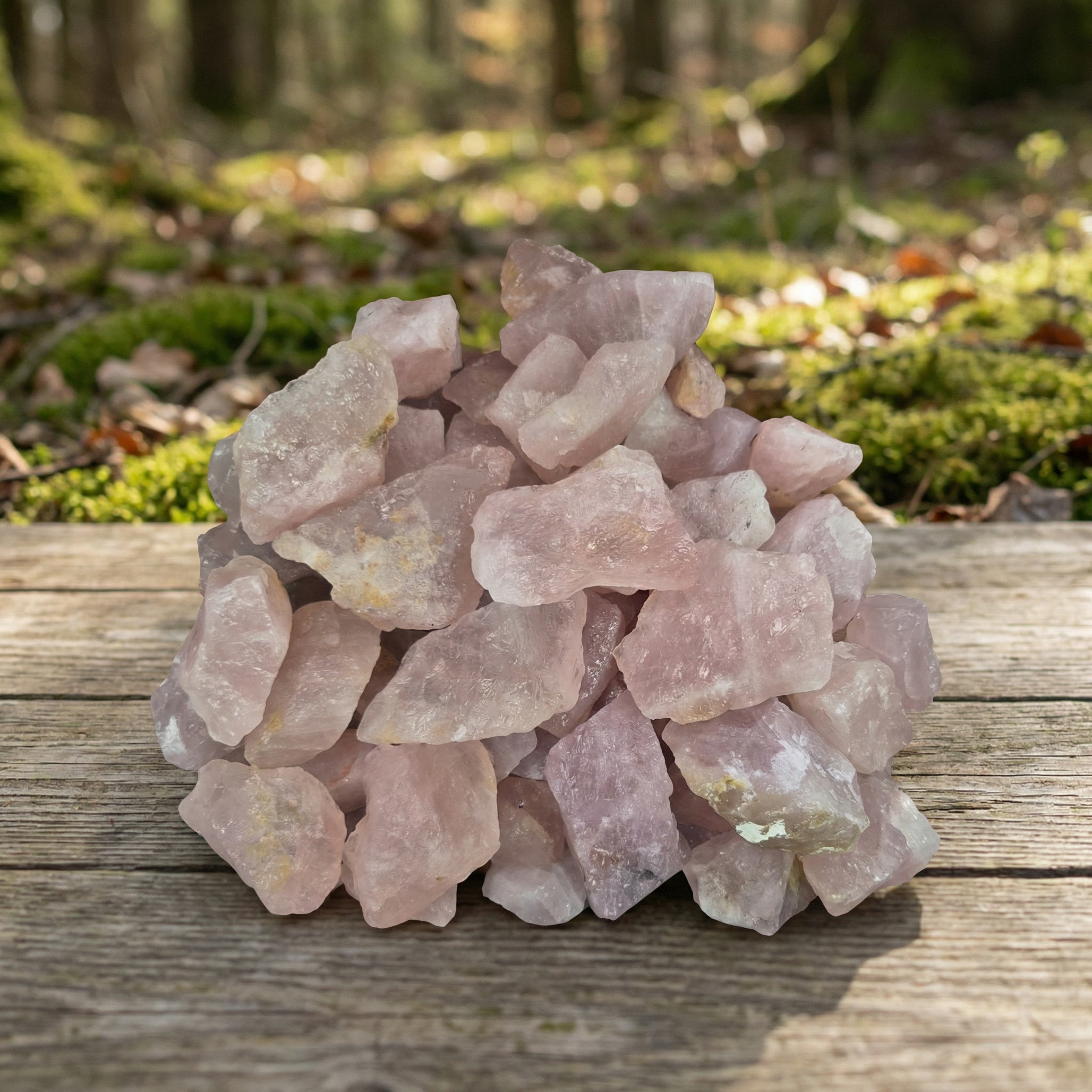 Quartzo Rosa Natural 100g – Pedra do Amor, Harmonia Emocional e Energia do Coração - Harmonia Plena Pedras Naturais