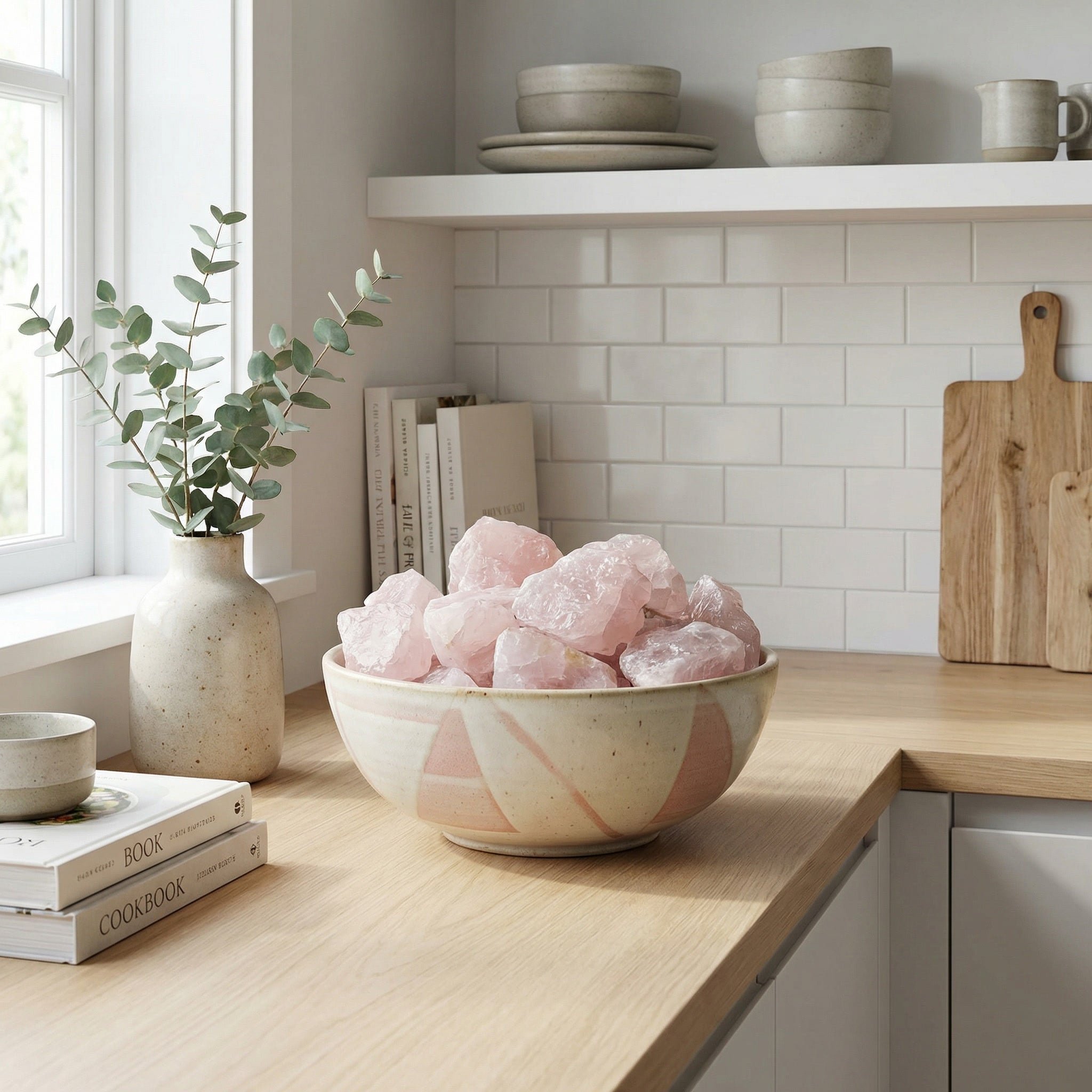 Quartzo Rosa Natural 100g – Pedra do Amor, Harmonia Emocional e Energia do Coração - Harmonia Plena Pedras Naturais