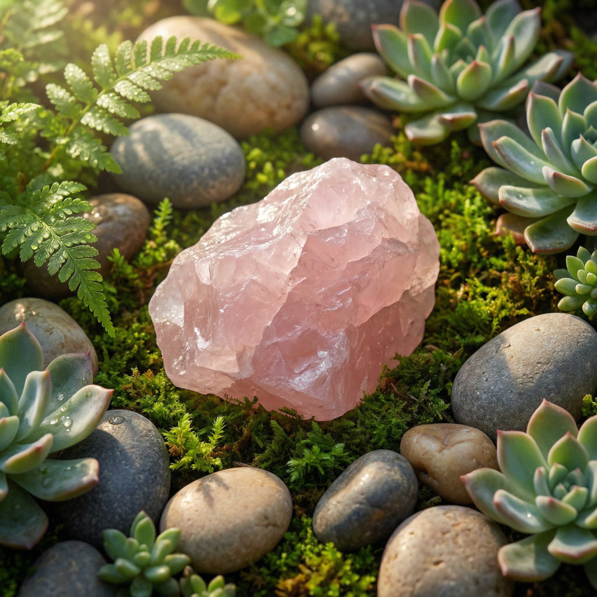 Quartzo Rosa Natural 100g – Pedra do Amor, Harmonia Emocional e Energia do Coração - Harmonia Plena Pedras Naturais