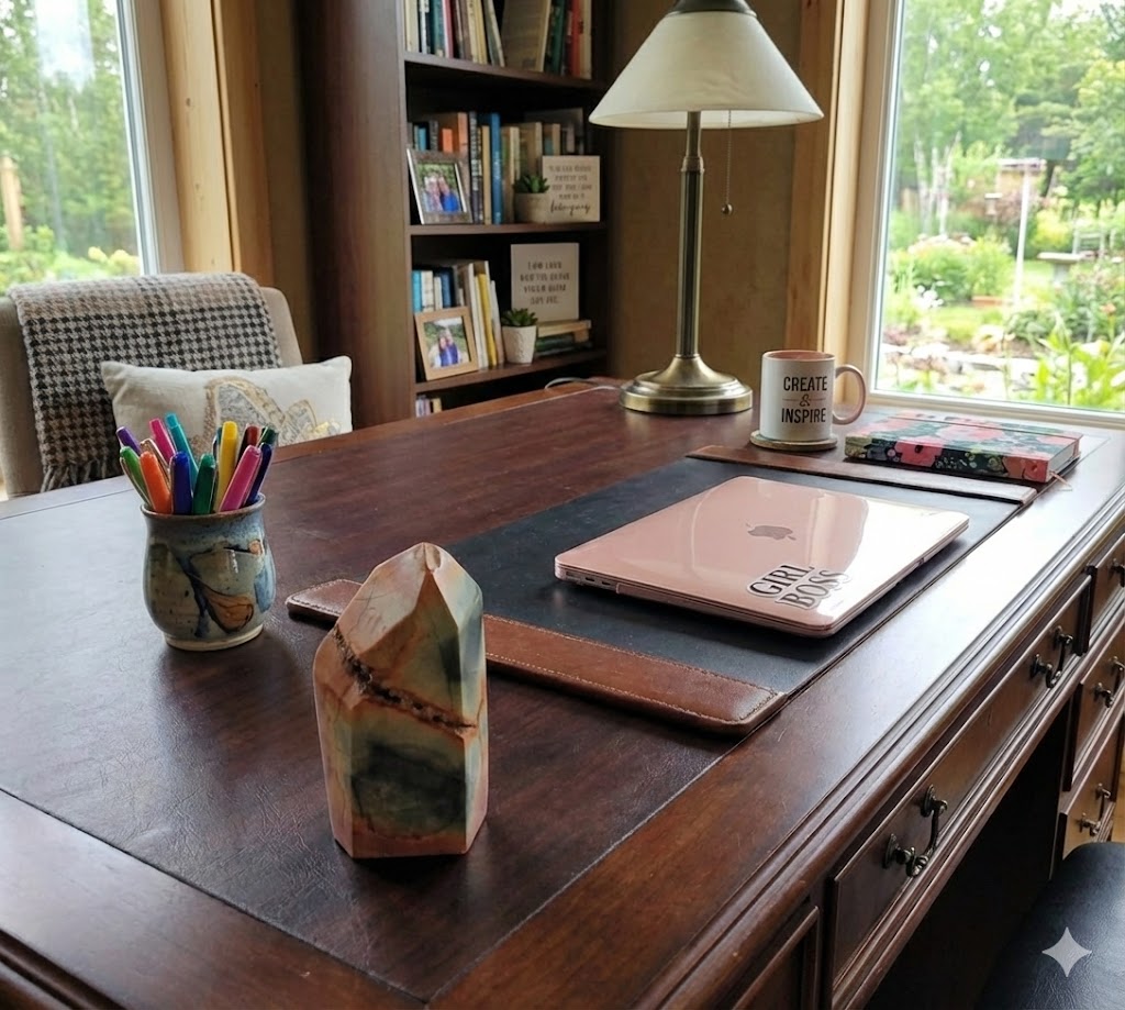 Torre de Jaspe Polícromo Natural – Torre Lapidada Irregular de 5 Faces | 12 cm | 478 g | Pedra Decorativa com Veio Mineral | Harmonia Plena