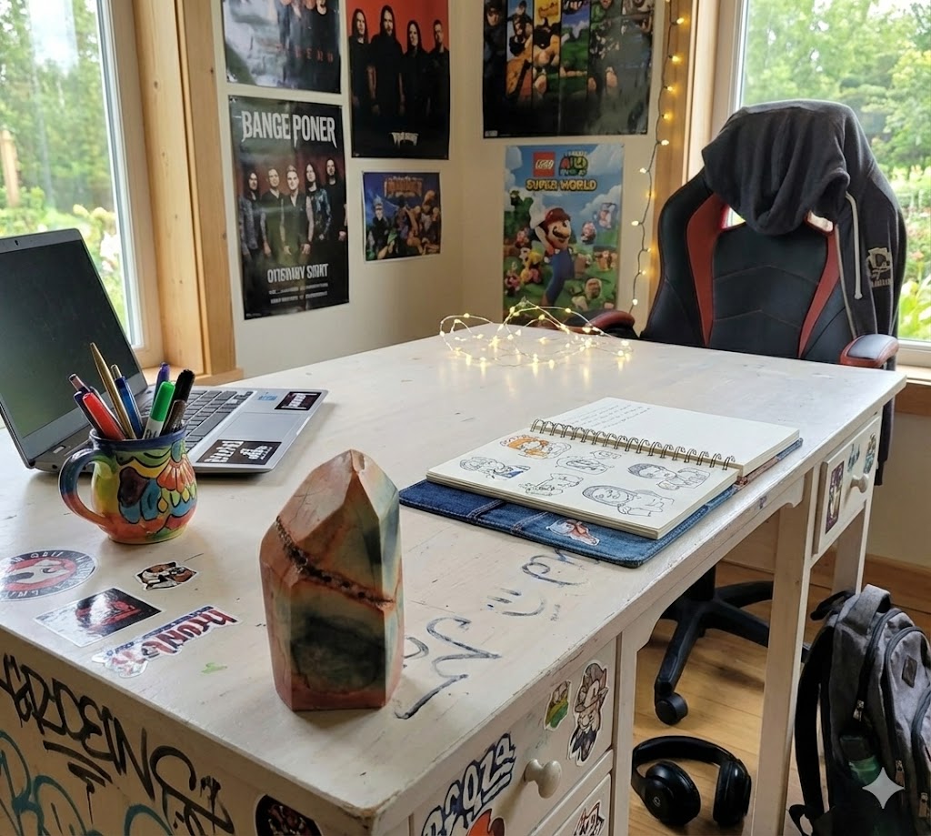 Torre de Jaspe Polícromo Natural – Torre Lapidada Irregular de 5 Faces | 12 cm | 478 g | Pedra Decorativa com Veio Mineral | Harmonia Plena