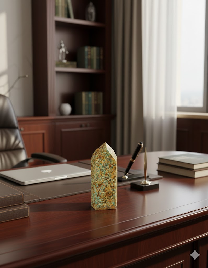 Obelisco Pedra Natural Amazonita Energia Espiritual CristaisDePoder AltarSagrado Chakras HarmoniaPlena EquilibrioEnergetico