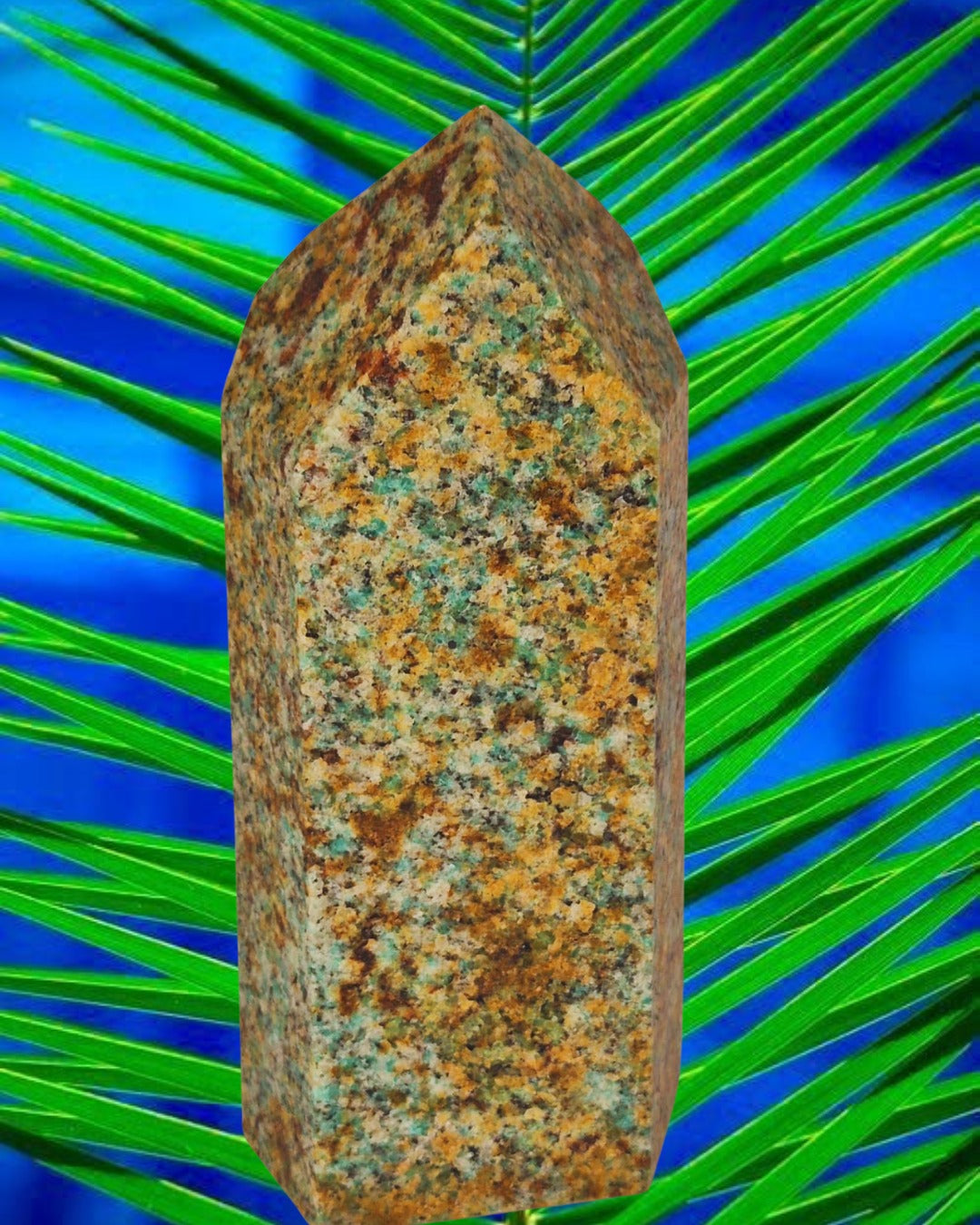 Obelisco Pedra Natural Amazonita Energia Espiritual CristaisDePoder AltarSagrado Chakras HarmoniaPlena EquilibrioEnergetico