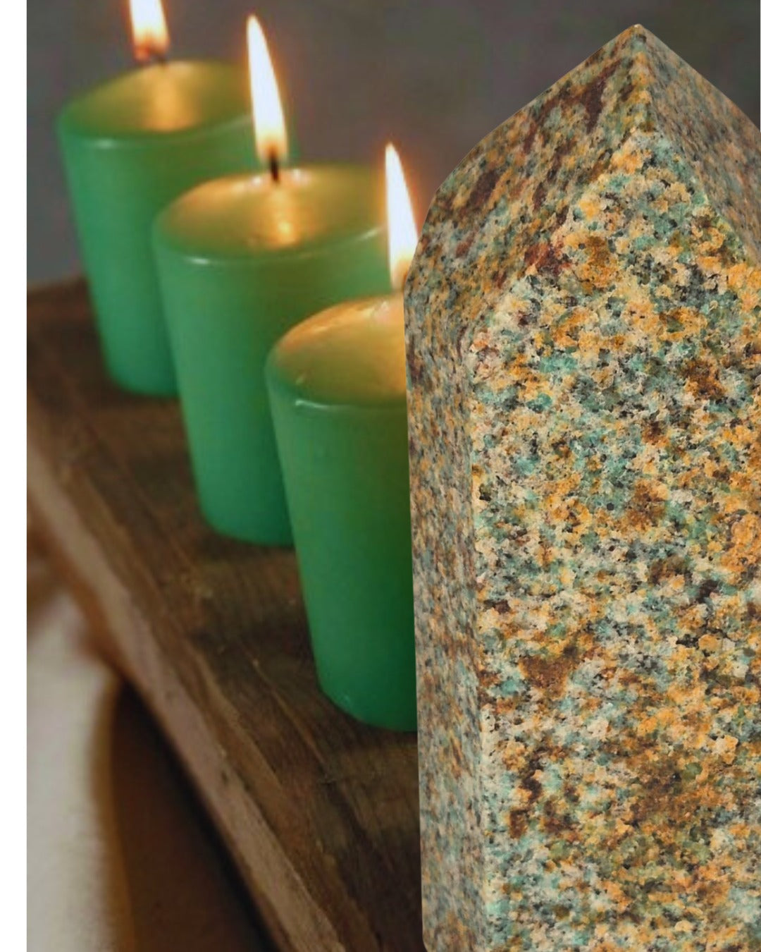 Obelisco Pedra Natural Amazonita Energia Espiritual CristaisDePoder AltarSagrado Chakras HarmoniaPlena EquilibrioEnergetico