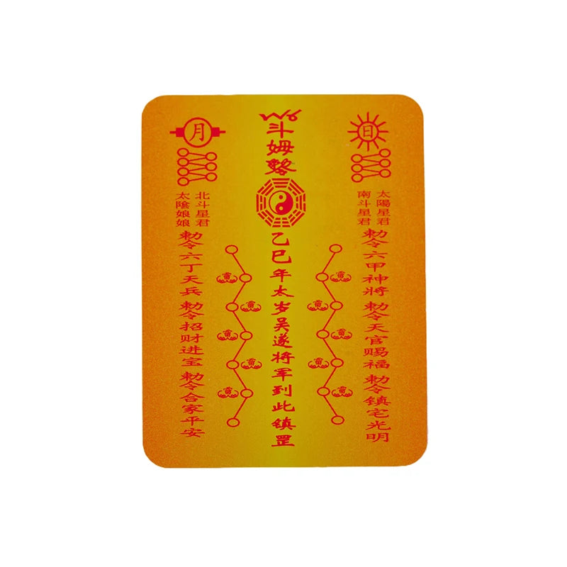 2025 Tai Sui Amuleto de Boa Sorte Proteção Riqueza Feng Shui 