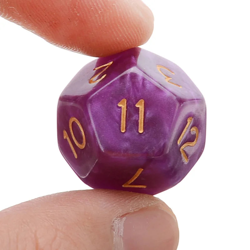 3 Dados de Adivinhação de 12 Lados para Tarot e Astrologia - Jogo de Dados de Resina para Constelação, Família e Amigos - Zodíaco - Constelação