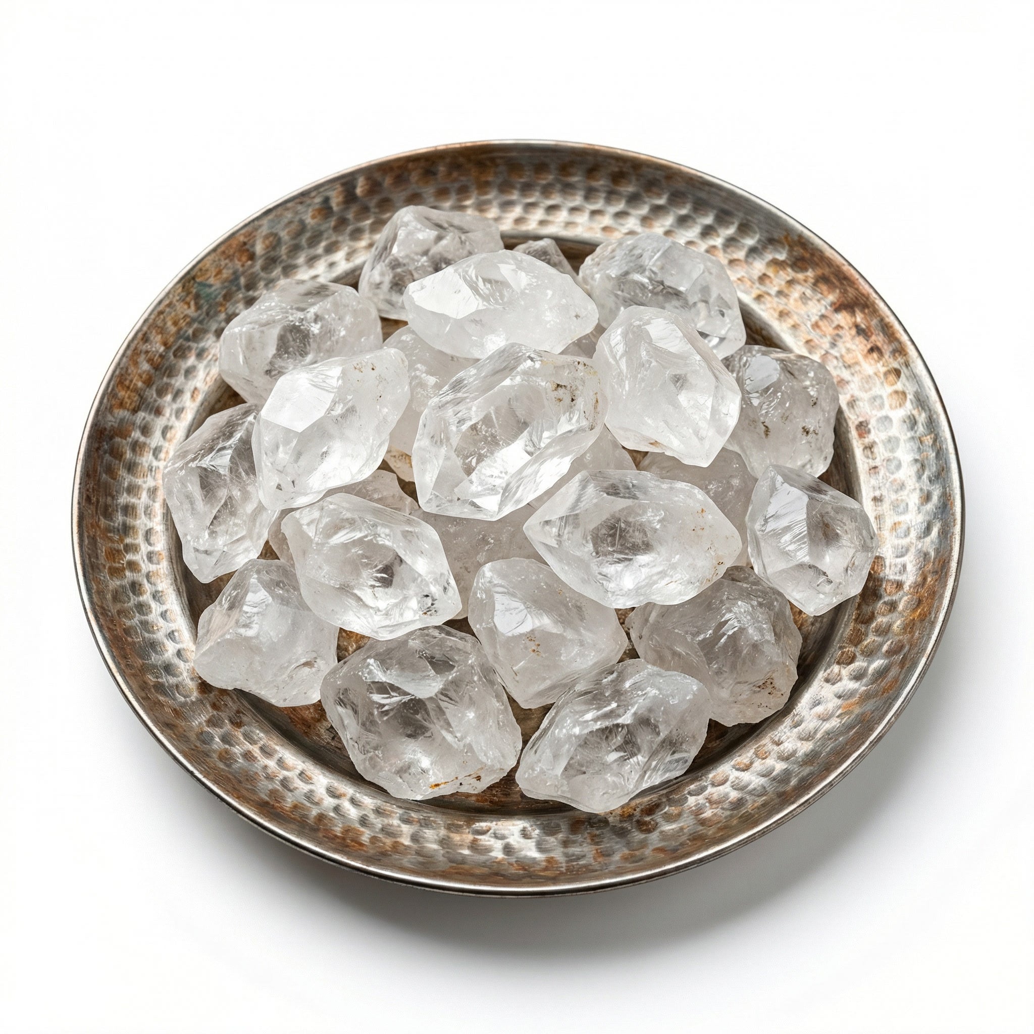 Quartzo Branco Natural Bruto por Peso – Cristal de Quartzo Transparente para Energia, Purificação e Harmonização de Ambientes – Harmonia Plena Pedras Naturais 