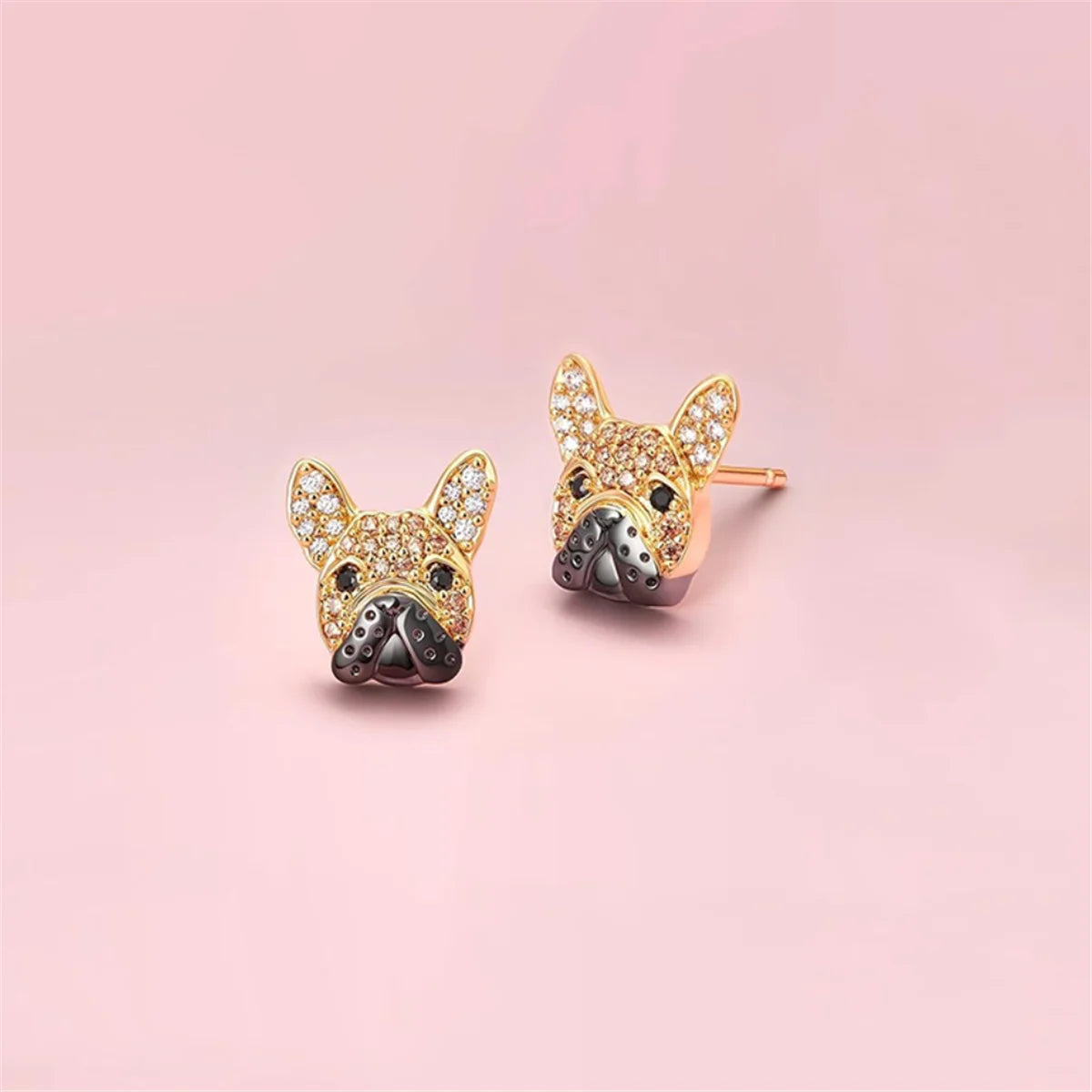 Brincos de Gatos e Cachorros com Pedras - Pets - Acessório Feminino Elegante e Delicado - Acessórios de Moda - Semi Joias