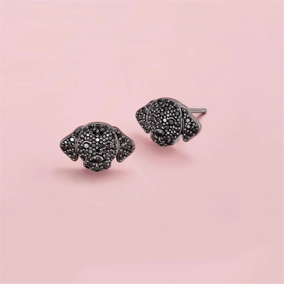 Brincos de Gatos e Cachorros com Pedras - Pets - Acessório Feminino Elegante e Delicado - Acessórios de Moda - Semi Joias