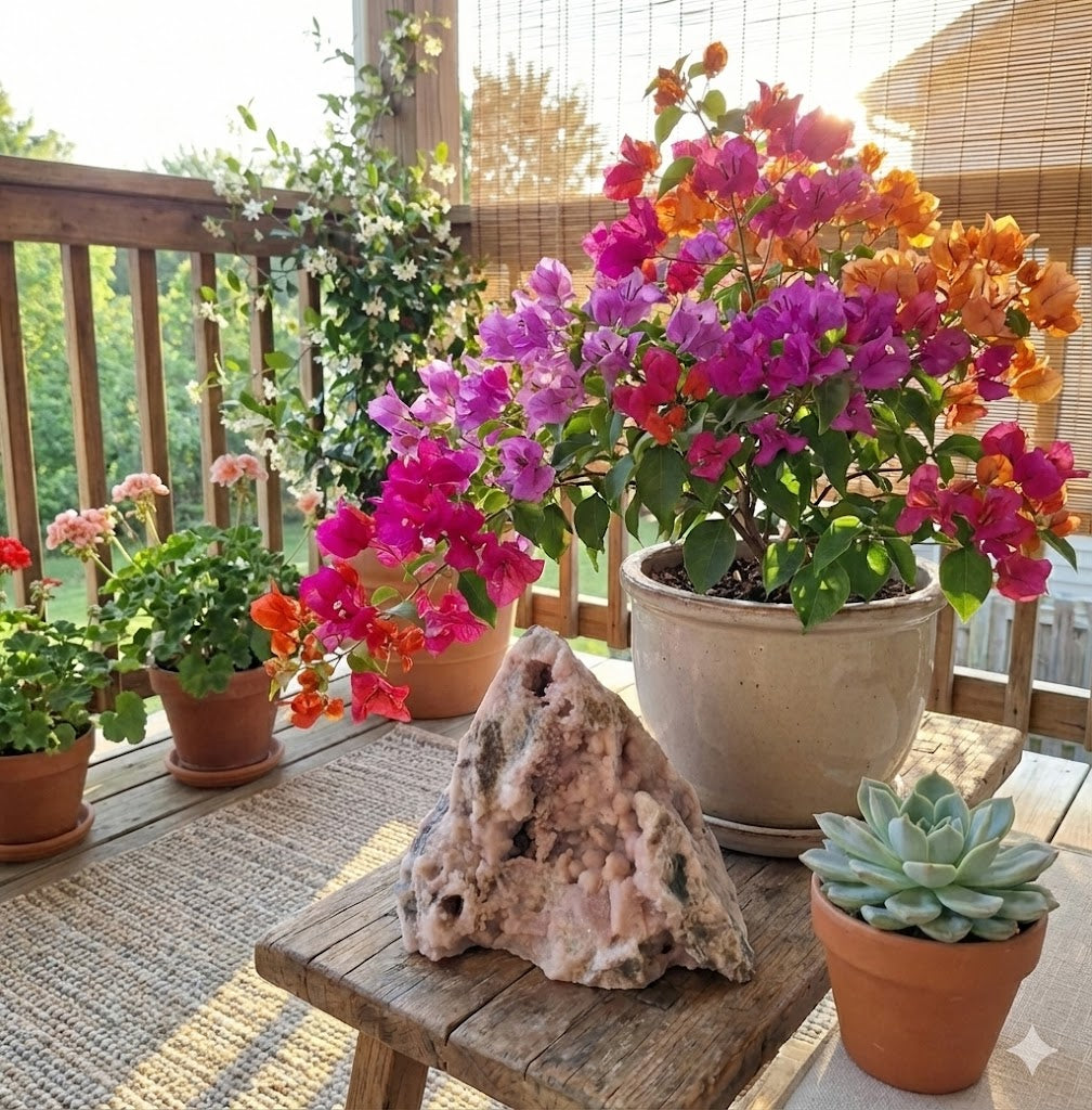 Calcedônia Botrioidal Natural 1,455 kg – Pedra de Harmonia, Proteção e Elevação Energética | Peça Única - Harmonia Plena