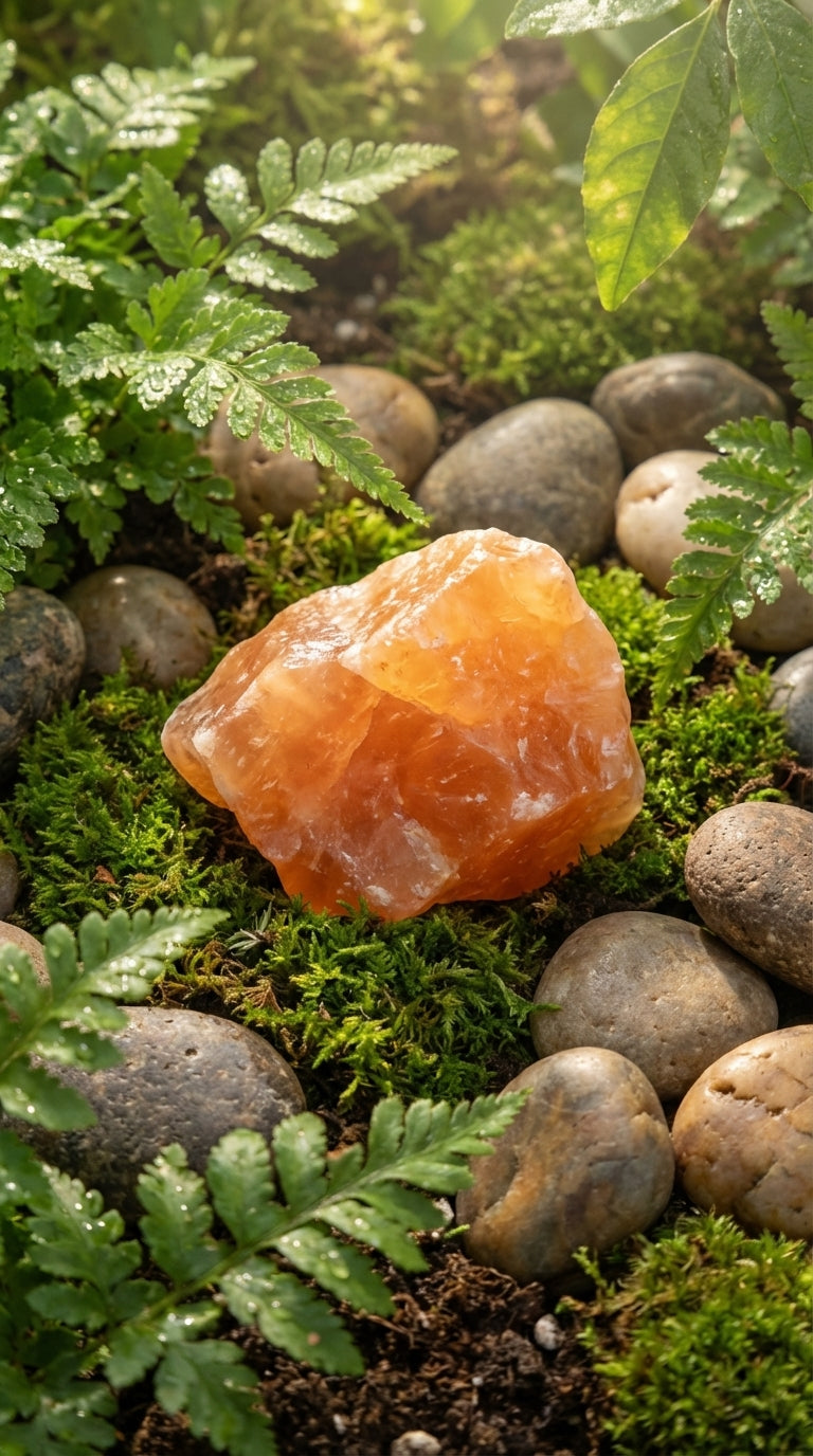 Cornalina Natural Rolada por Peso – Pedra Energética para Vitalidade, Coragem e Energia Pessoal – Harmonia Plena