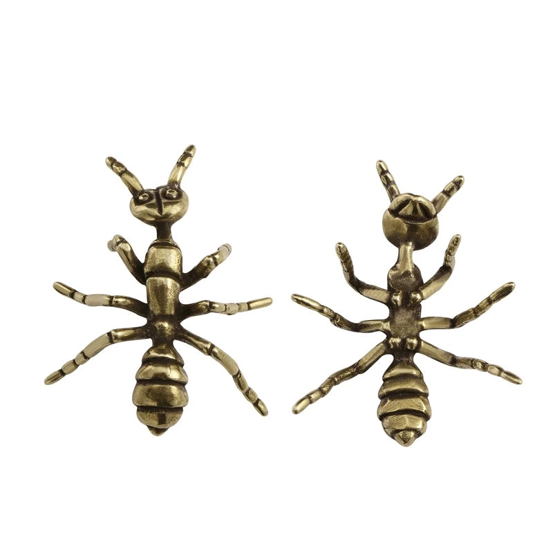 Decoração Estatueta Cobre de Formiga Feng Shui 