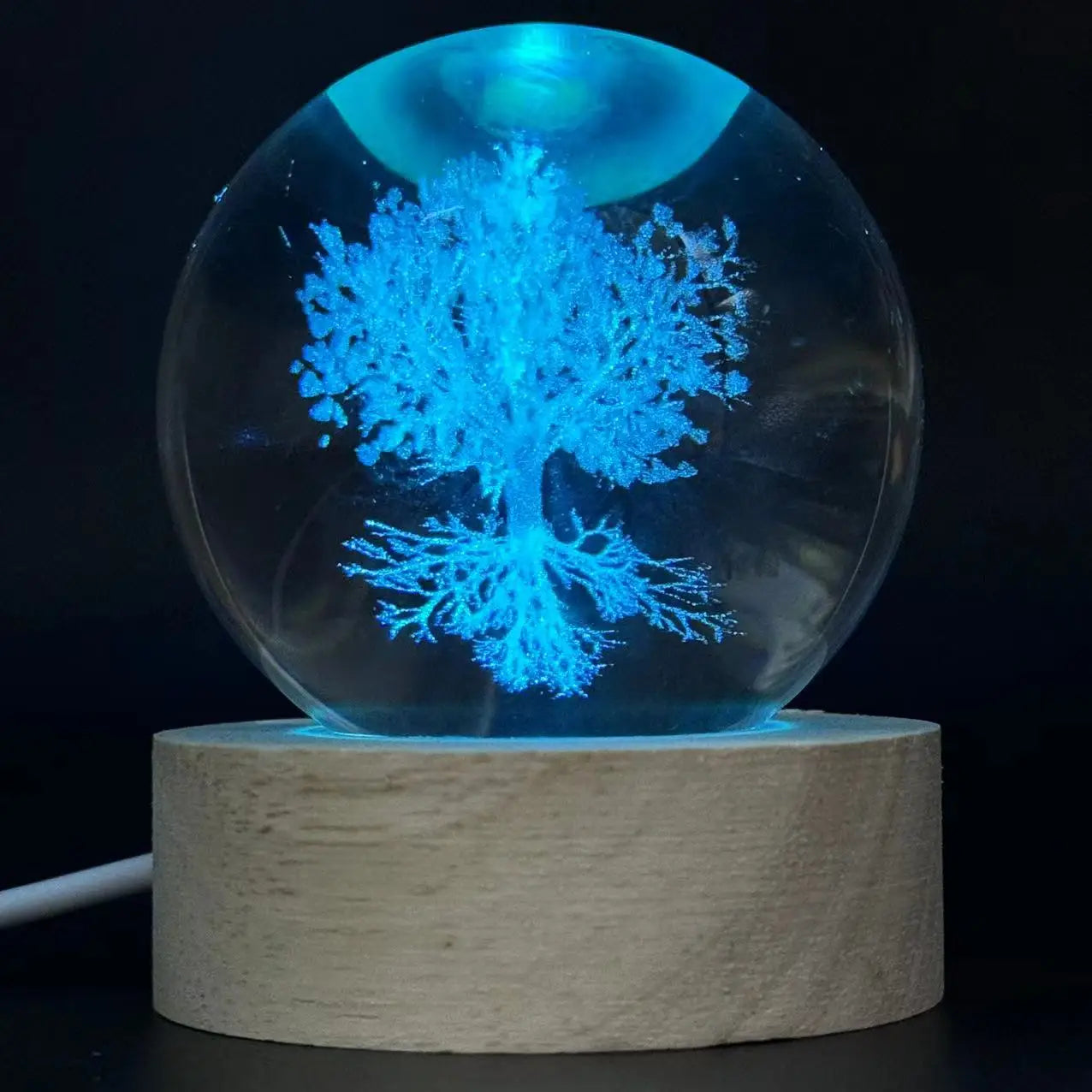 Luminária Gravação 3D da Árvore da Vida Luz Noturna - Decoração
