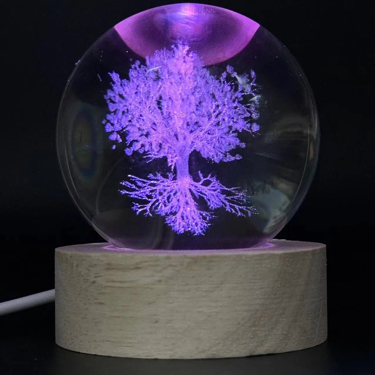 Luminária Gravação 3D da Árvore da Vida Luz Noturna - Decoração