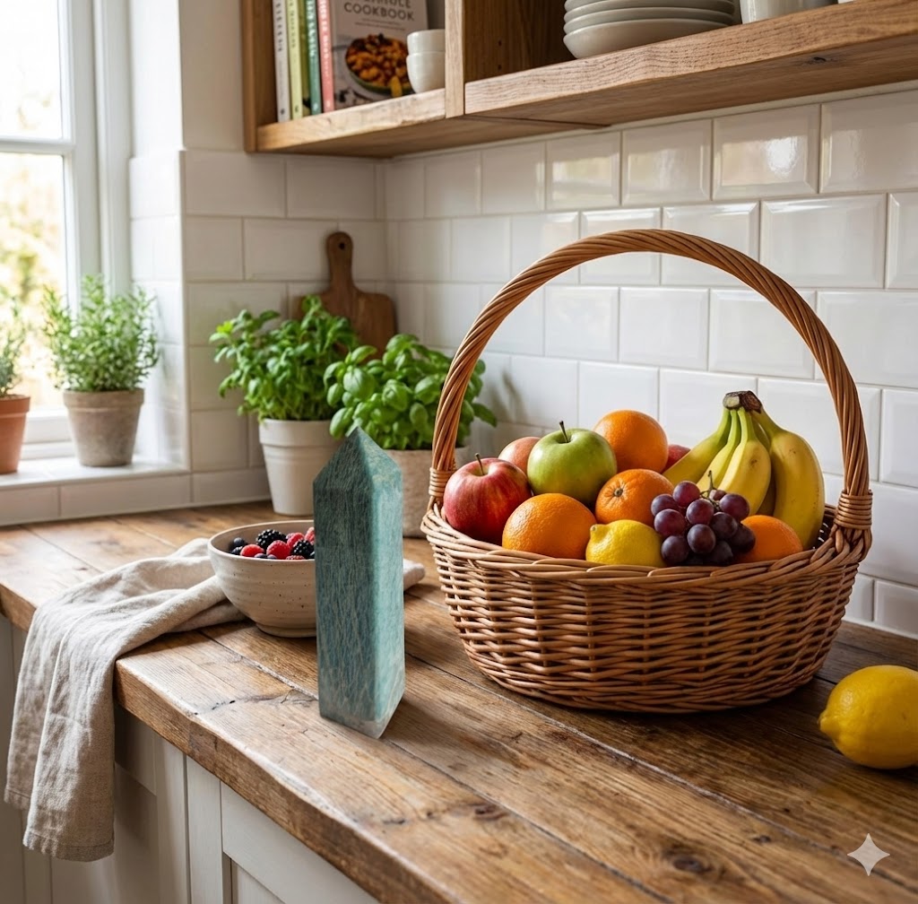 Obelisco de Amazonita Natural 16 cm – Pedra Verde para Decoração, Harmonização e Energia – Lapidação em 4 Lados, Peso Aproximado – Ideal para Sala, Escritório e Coleção -Harmonia Plena 