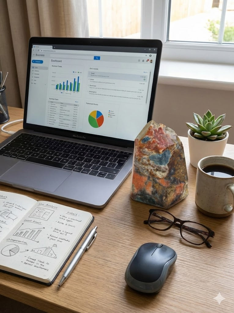 Obelisco de Jaspe Polícromo Natural – 13 cm – Peça Única 840 g – Pedra Decorativa Multicolorida para Casa, Escritório e Coleção - Harmonia Plena